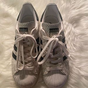 Adidas SUPERSTAR Snakeskin Tennis Shoes
